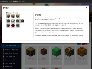 minecraft crafts module